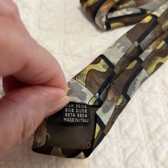 Franco Rossi Silk Neck Tie - Picture 4 of 5